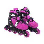 Patins Inline Radical Ajustável Rosa Bel