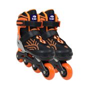 Patins Inline Flexx 3.0 Ajustável Laranja (33-36) Bel