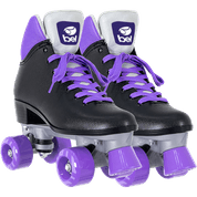 Patins Quad Retrô Basic Preto & Roxo Bel