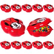 Kit 20 Porta Mix Pote de Lembrança da Minnie Vermelho Sacola Surpresa Aniversário