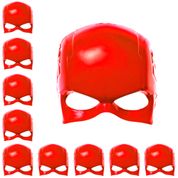 Kit com 10 Máscaras do Flash Brinquedo Infantil Lembrança Decoração Tema Festa