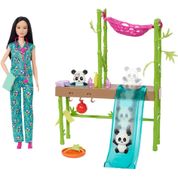 Barbie Cuidados e Resgate de Pandas Mattel HKT77