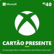 Gift Card Digital - CSV Agency Presentes - Xbox - 40 Reais - Microsoft