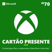 Gift Card Digital - CSV Agency Presentes - Xbox - 70 Reais - Microsoft