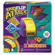 Jogo de Cartas Uno Flip Attack Com Máquina 7+ Mattel