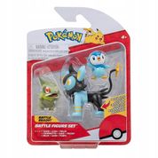 Figura Axew Luxio e Piplup Pokemon Pack Sunny 2603