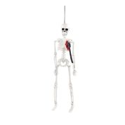 Figura Decorativa - Esqueleto Com Machado No Coração -  Cromus