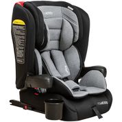 Cadeirinha para Carro Kiddo Active Isofix 9-36 kg Cinza Preta