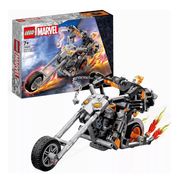 Robô Motoqueiro Fantasma e Moto Marvel - Lego 76245