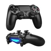 Controle PS4 Joystick Wireless Sem Fio Compatível c/ Vídeo Game PC e Celular - Cor Preta