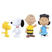 Conjunto de Bonecos Articulados - Snoopy - Charlie Brown - Lucy - Woodstock - Snoopy - Lider