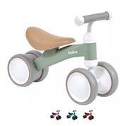 Bicicleta de Equilibrio Infantil 4 rodas Sem Pedal Buba Cor:Verde