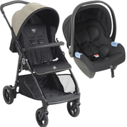 Carrinho de Bebe Passeio com Bebe Conforto Burigotto Lui Sand