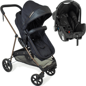 Carrinho de Bebe Bebe Conforto Galzerano Napoli Preto Cobre