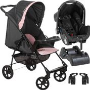 Carrinho de Bebe Bebe Conforto Base Galzerano Romano Rosa