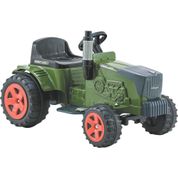 Trator Eletrico Infantil Biemme Fendt 6V 35kg Verde Buzina