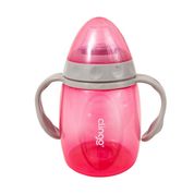 Copo com Alças e Bicos em Silicone - Clingo - Colors -  Rosa - 220ml