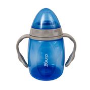 Copo com Alça - Bico em Silicone - Coleção Colors - Azul - Clingo