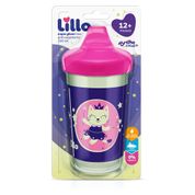 Copo Antivazamento - Lillo - Glow Max - Polipropileno - Rosa - 320ml