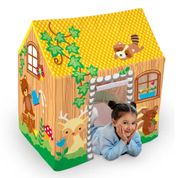 Barraca Casinha Infantil Vinil Playhouse com Porta Bestway