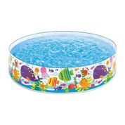 Piscina Vinil Snapset Redonda 977 Litros Rígido Intex