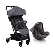 Travel System - Voyage - Yupi - Duo PRO - 0 a 15Kg - Cinza