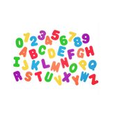Brinquedo de Banho - Letras e Números - Colorido - Buba