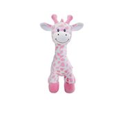 Pelúcia Infantil - Girafinha - Rosa - Buba