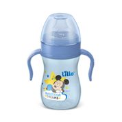 Copo de Treinamento - Disney - Lillo - Evolution - Mickey - Com Alça - Azul - 240mL