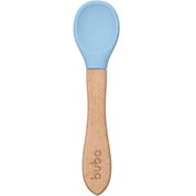 Colher Silicone E Bambu - Buba - Azul