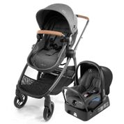 Conjunto Carrinho com Bebê Conforto - Trio Sparkling - Maxi-Cosi - Travel System Anna³ - Cinza