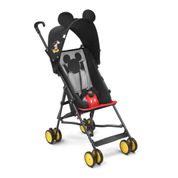 Carrinho De Bebê Com Guarda Chuva - Disney - Mickey - Preto