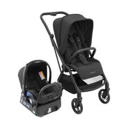 Carrinho Com Bebê Conforto - Maxi-Cosi - Leona Trio Essencial - 0 a 13 kg - Preto