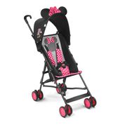 Carrinho De Bebê Com Guarda Chuva - Disney - Minnie - Preto