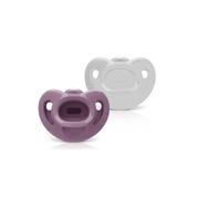 Conjunto De Chupetas - Nuk - Nuk Sensitive - 100% Soft Silicone - Lilás - Nuk