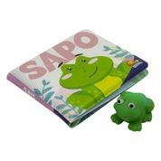 Livro de Banho com Figura - Amiguinhos Luminosos No Banho - Sapo - Catavento