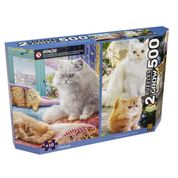 Quebra Cabeça 500 Pçs Duplo Gatos Grow 04235