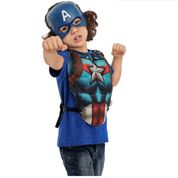 Fantasia Kit Vingadores Peitoral E Máscara Capitão América Regina 117443.6