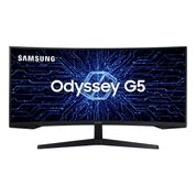 Monitor Samsung Gamer Curvo ODYSSEY 34" 165HZ 1MS WQHD Ultrawide HDMI DP Freesync Premium Preto