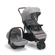 Conjunto Bebê Conforto e Carrinho - Travel System Breeze Duo - Cinza - Infanti - Dorel