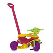 Triciclo Infantil - Motoca - Passeio e Pedal - Rosa - Bandeirante