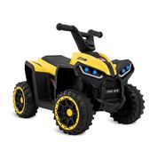 Mini Veiculo Elétrico - 6V - Quadriciclo ATV - Amarelo - Bandeirante