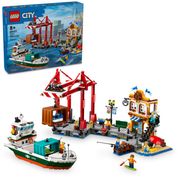 Porto Marítimo com Navio de Carga - Lego 60422