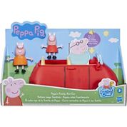 Carro Vermelho da Peppa Pig e a sua Familia Hasbro F2184