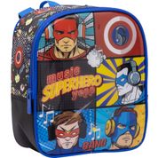 Lancheira Térmica Superhero - MIM6335-L - Yepp - AZUL/PRETO