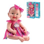 Boneca Diver New Born Unique Collection Vestido Arco Iris - Diver Toys