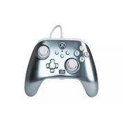 Controle PowerA Wired Metallic Ice (Metálico gelo com fio) - XBOX-ONE, XBOX-SERIES X/S e PC