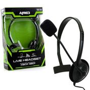 KMD 360 Live Gaming Wired Headset (Preto com Fio) - XBOX-360