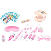 Kit Dentista com 16 Peças - Fênix - ROSA