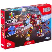 Blocos de Montar Cubic 25 em 1 Steel Robot 575 Peças - Multikids